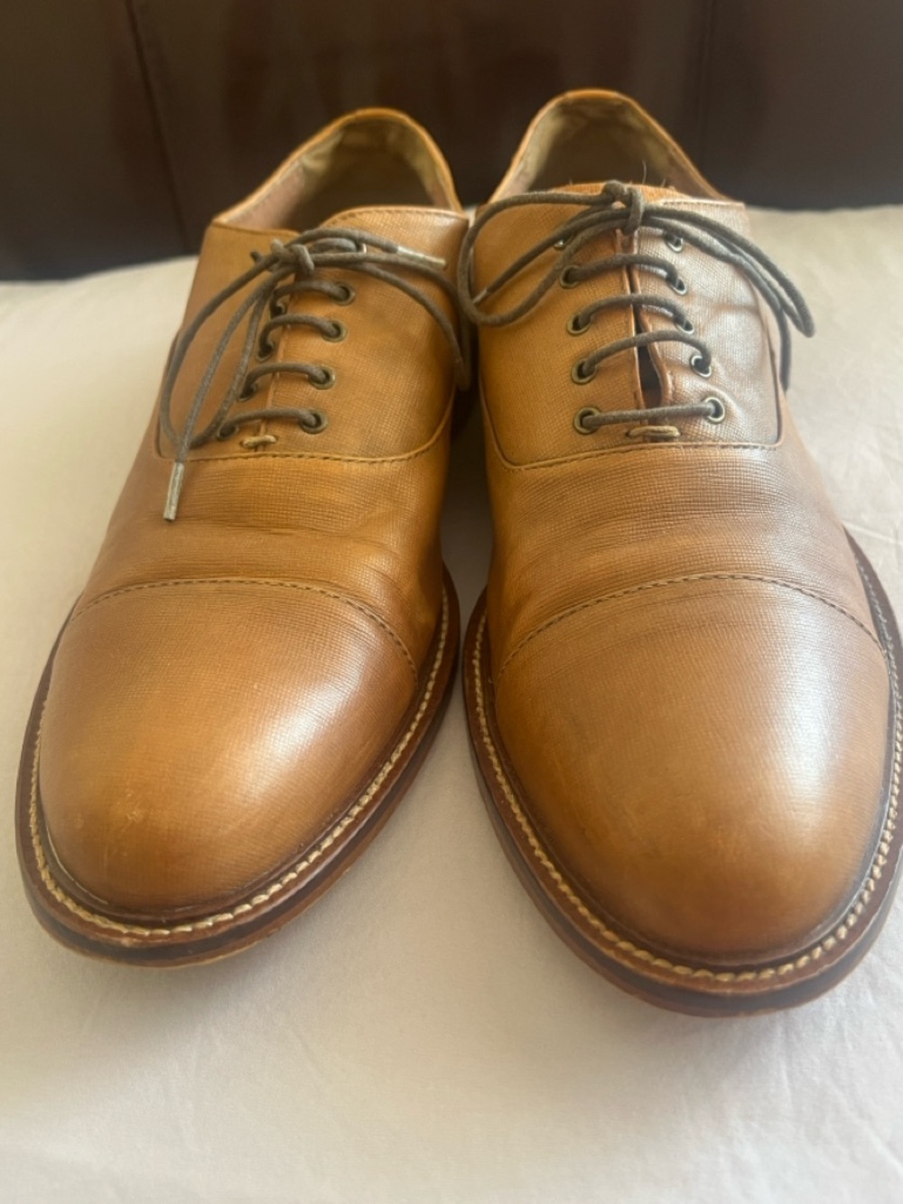 Aston Gray Bandino Oxford Shoes